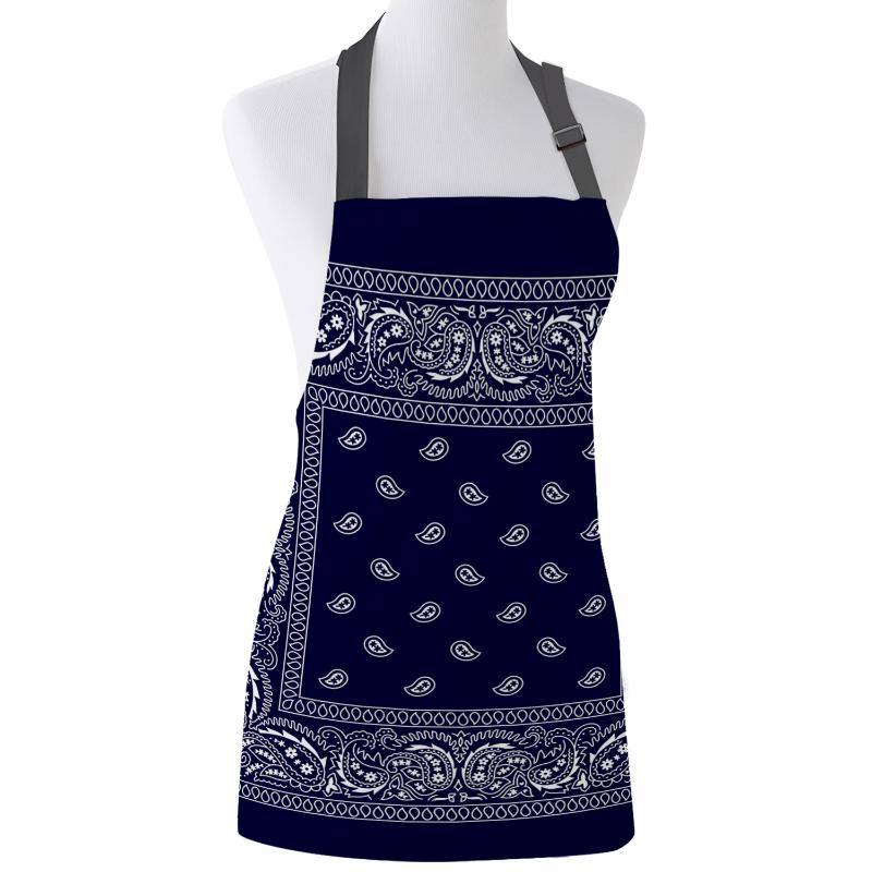 Bandana Navy Blue Southwestern Print Apron Print Unisex Kitchen Bib with Adjustable Neck for Cooking Gardening
Bandana Navy Blue Southwestern Print Apron Print Unisex Kitchen Bib with Adjustable Neck for Cooking Gardening