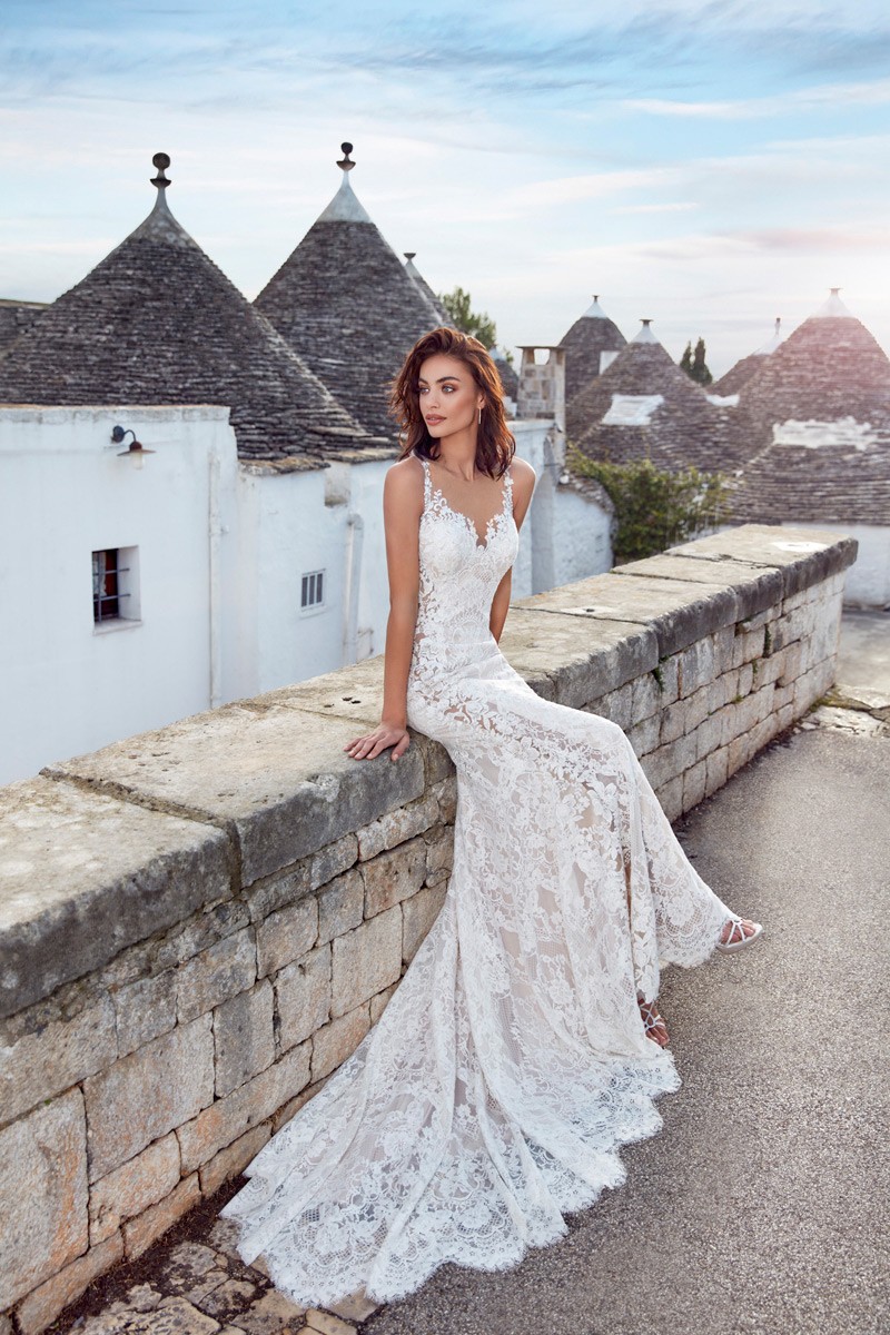 eddy k mermaid wedding dresses full lace appliqued bridal gowns custom made country vintage boho beach wedding dress