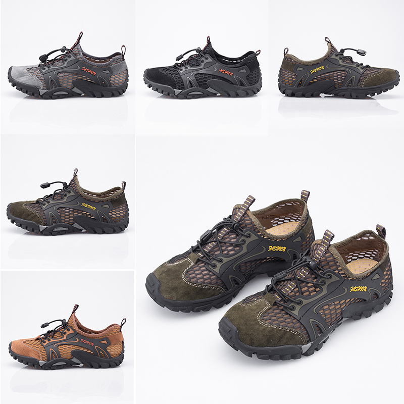 New Designer Mesh Leather women mens designer Leisure Wading Outdoor shoes flat breathable sneakers Homemade brand Made in China
New Designer Mesh Leather women mens designer Leisure Wading Outdoor shoes flat breathable sneakers Homemade brand Made in China