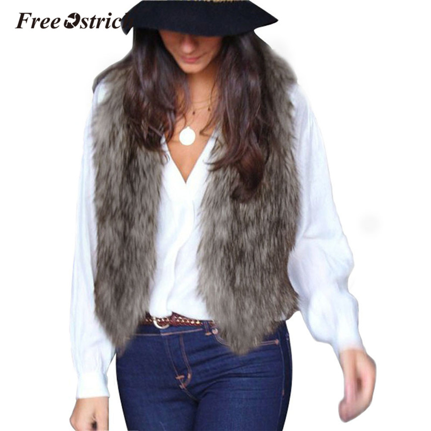 Free Ostrich Winter Faux Fur Vest Women Sleeveless V-Neck Casual Short Cardigan Nature Colour Outerwear Warm Coat N30, Brown
Free Ostrich Winter Faux Fur Vest Women Sleeveless V-Neck Casual Short Cardigan Nature Colour Outerwear Warm Coat N30, Brown