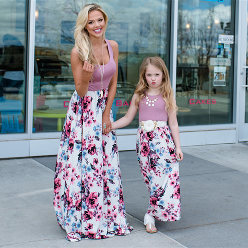 Euro-American women's explosive parent-child dress mother-daughter stitching dress skirt mother and daughter Women Feather Splice Sundress S, Pink
Euro-American women's explosive parent-child dress mother-daughter stitching dress skirt mother and daughter Women Feather Splice Sundress S, Pink