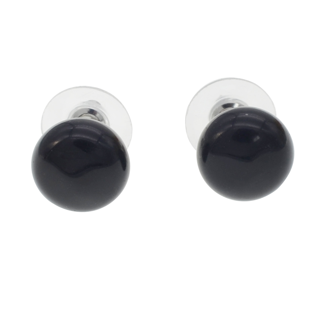 Bread Bead Stud Earrings Natural Crystal Ladies Girls Simple Temperament Fashion Earrings