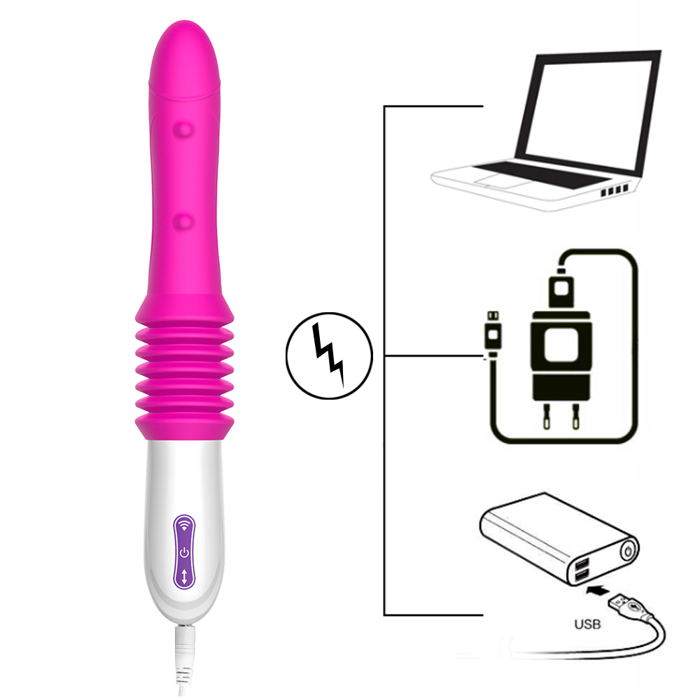 IKOKY Sex Machine Female Masturbation Stretching Massager Automatic Sex Toys for Women Dildo Vibrator G-spot Adult Products Y191214