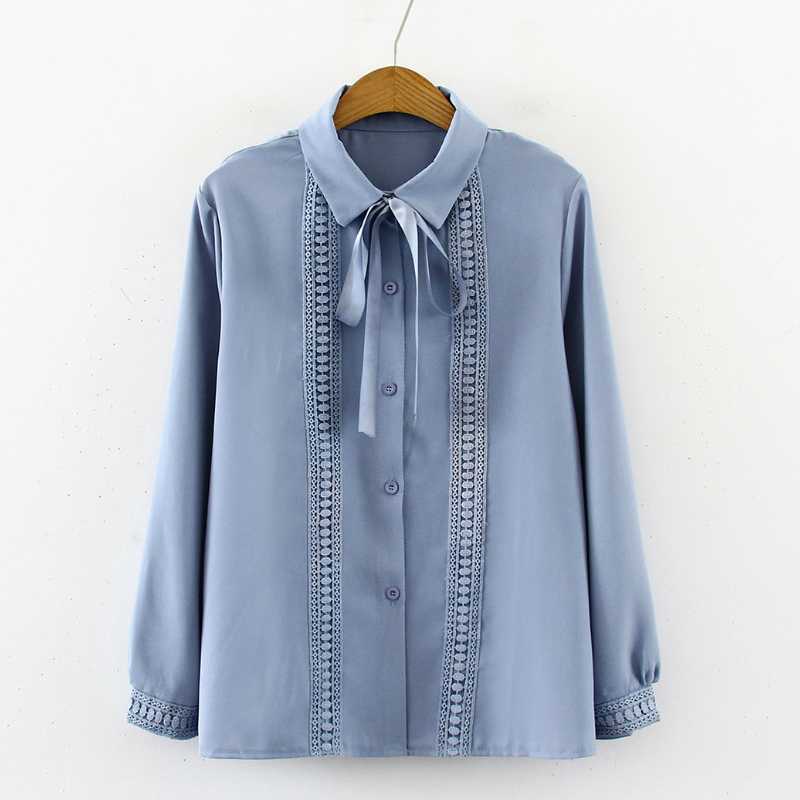 womens tops and blouses long sleeve women blouse turn down collar blue lace chiffon blouse shirt women tops clothes blusas C753, White
womens tops and blouses long sleeve women blouse turn down collar blue lace chiffon blouse shirt women tops clothes blusas C753, White