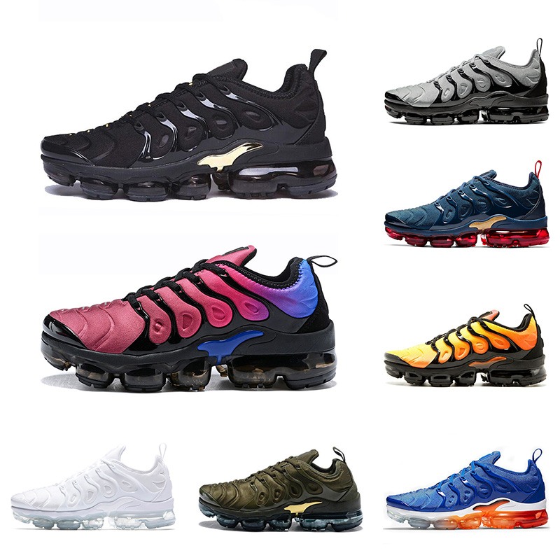 Wholesale TN Plus Men Women Running Shoes Triple White Black Gold Grape USA Hyper Blue Mens Sneakers Sports Runners Chaussures Size 36-47, Multi color 40-47
Wholesale TN Plus Men Women Running Shoes Triple White Black Gold Grape USA Hyper Blue Mens Sneakers Sports Runners Chaussures Size 36-47, Multi color 40-47