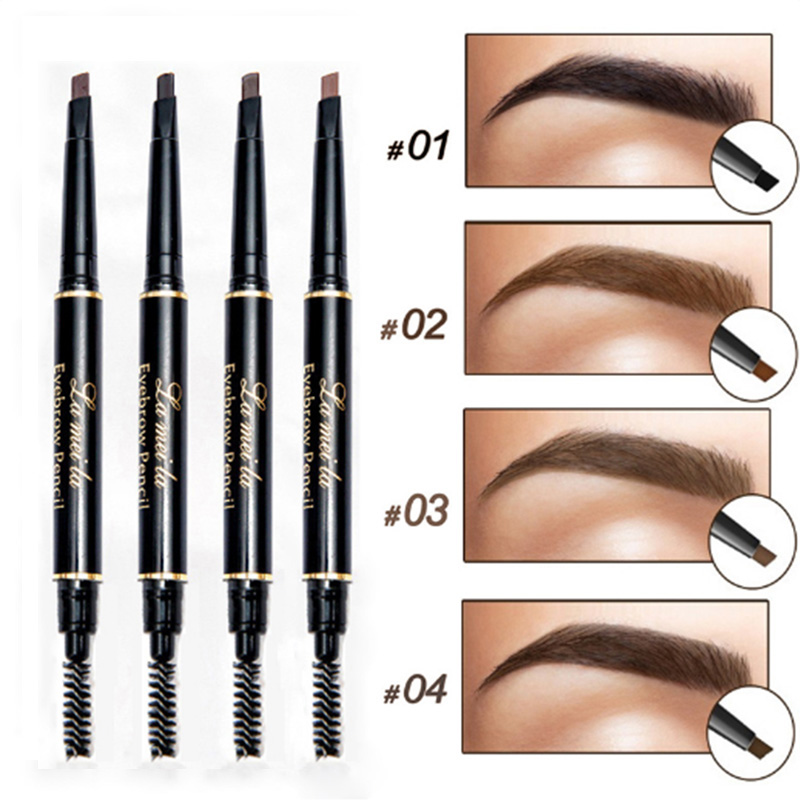 Natural Long Lasting Paint Eyebrow Pencil with Brow Brush Waterproof Black Brown Automatic Makeup Cosmetic Tool
Natural Long Lasting Paint Eyebrow Pencil with Brow Brush Waterproof Black Brown Automatic Makeup Cosmetic Tool
