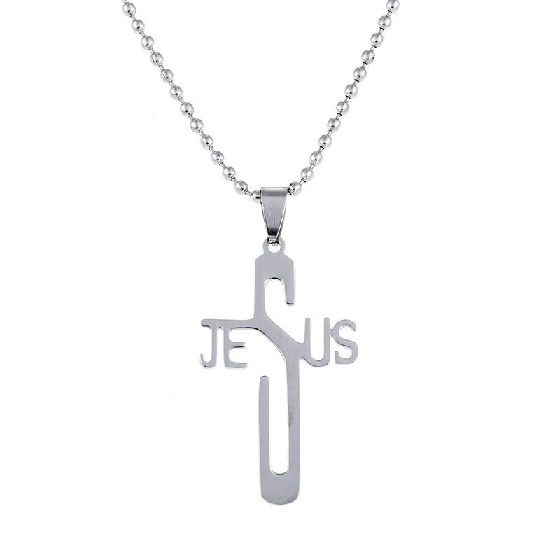 10Pcs/lots Stainless Steel Cross JESUS Christ Pendant Necklace Male Jewelry Creative Personality Religious Christian Gift T-111
10Pcs/lots Stainless Steel Cross JESUS Christ Pendant Necklace Male Jewelry Creative Personality Religious Christian Gift T-111