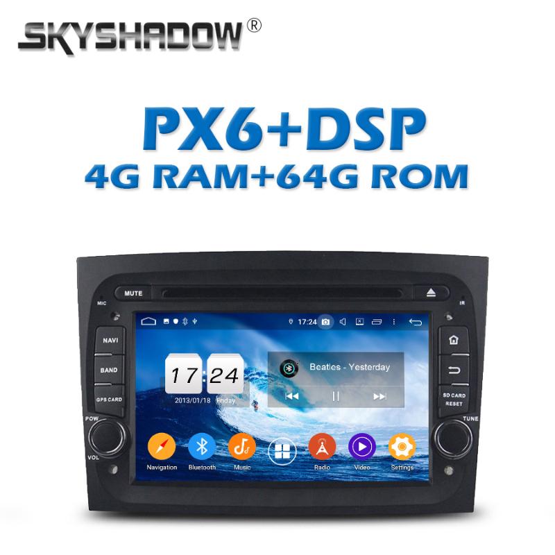 PX6 Car DVD Player DSP TDA7851 IPS Android 9.0 4G + 64GB GPS Map RDS Radio wifi Bluetooth 5.0 For DOBLO 2016 2017 2018
PX6 Car DVD Player DSP TDA7851 IPS Android 9.0 4G + 64GB GPS Map RDS Radio wifi Bluetooth 5.0 For DOBLO 2016 2017 2018