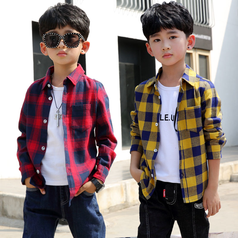 Boys Shirts Classic Casual Plaid Flannel Children shirts For 3-11 Years Kids Boy Wear, Green
Boys Shirts Classic Casual Plaid Flannel Children shirts For 3-11 Years Kids Boy Wear, Green
