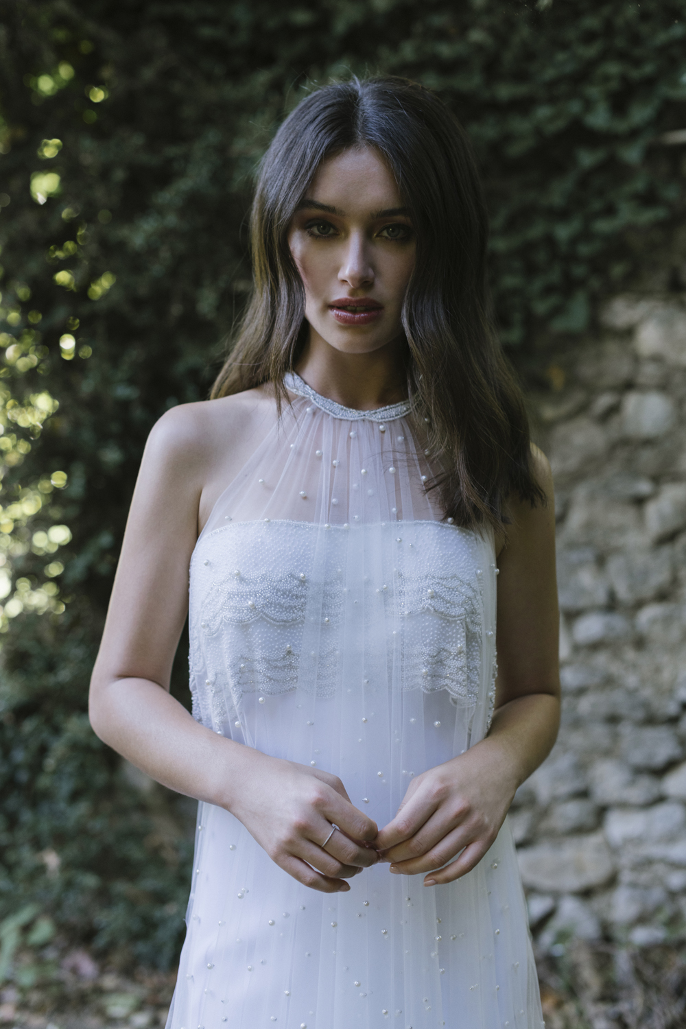 Pearls White Mermaid Wedding Dresses With Tulle Outfit Strapless Neck Beaded Bridal Gowns Sweep Train Trumpet Robe De Marie