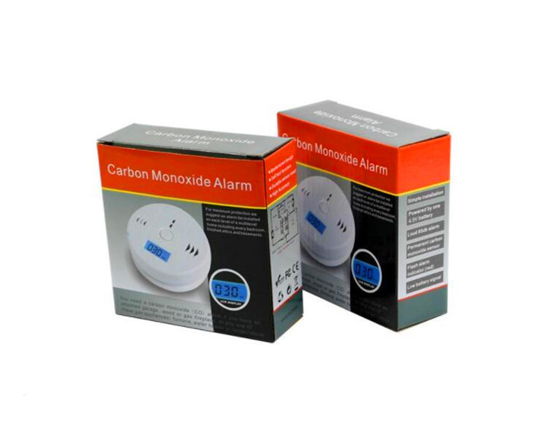 Carbon Monoxide Detector Alarm With LCD Digital Display Gas Warning Sensor For Home Security Alarm System