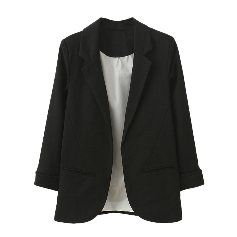 blazer femme women blazers and jackets solid Cuffed Sleeve blaser femeninos Elegant Slim blazer Suit d90513
blazer femme women blazers and jackets solid Cuffed Sleeve blaser femeninos Elegant Slim blazer Suit d90513