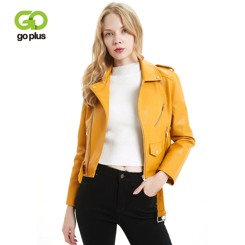 GOPLUS Women' PU Leather Jacket Black White Pink Yellow Wine Red Coats with Blet Ramoneska Cycliste Femme Chaqueta Cuero Mujer
GOPLUS Women' PU Leather Jacket Black White Pink Yellow Wine Red Coats with Blet Ramoneska Cycliste Femme Chaqueta Cuero Mujer