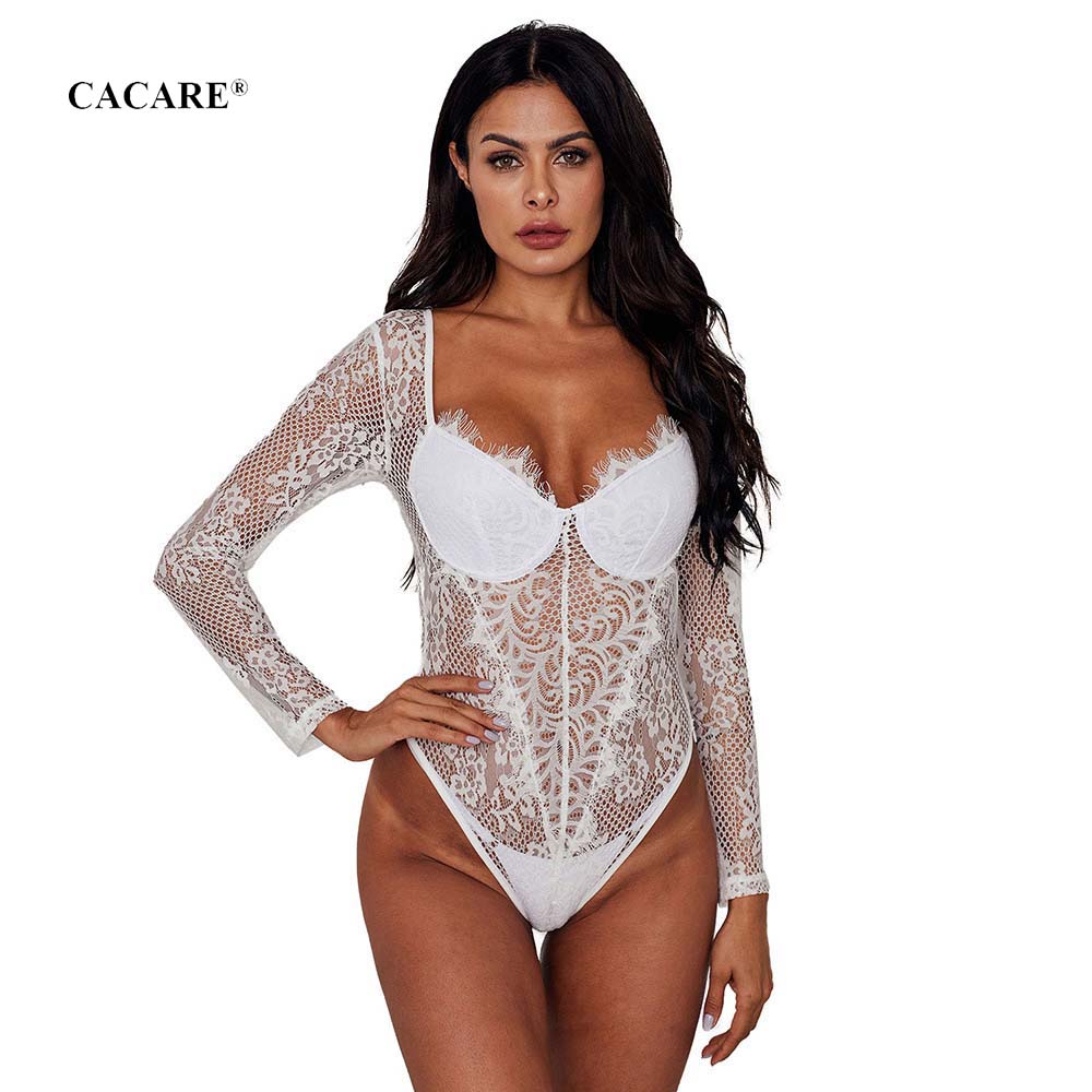 Sexy Lace Bodysuit Women Clothes Romper Lingerie Underwear Bodycon Jumpsuit Bodies Ladies Playsuit F0070 2 Colors Long Sleeve, Black
Sexy Lace Bodysuit Women Clothes Romper Lingerie Underwear Bodycon Jumpsuit Bodies Ladies Playsuit F0070 2 Colors Long Sleeve, Black