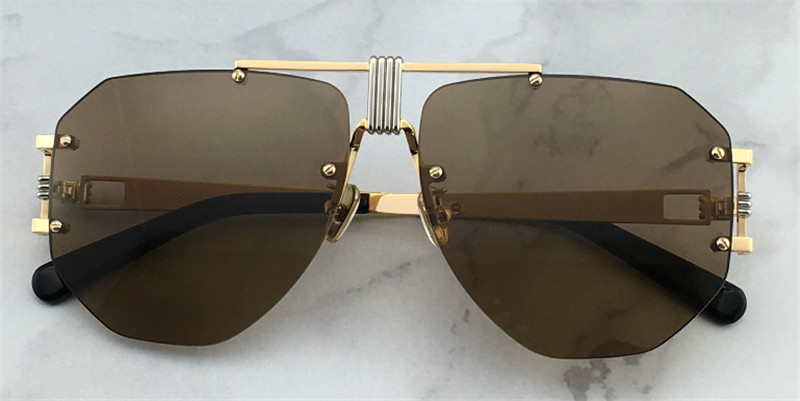 Luxury-New fashion designer sunglasses pilot metal frameless summer outdoor style top quality uv 400 protection popular eyewear 40039
Luxury-New fashion designer sunglasses pilot metal frameless summer outdoor style top quality uv 400 protection popular eyewear 40039