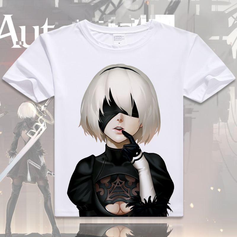 2019 New Nier Automata Cosplay T Shirt Short Sleeve O-Neck T-shirt for Women/Men Summer Clothes Cotton Top Tees Basic Tee S-4XL, Pattern 11
2019 New Nier Automata Cosplay T Shirt Short Sleeve O-Neck T-shirt for Women/Men Summer Clothes Cotton Top Tees Basic Tee S-4XL, Pattern 11