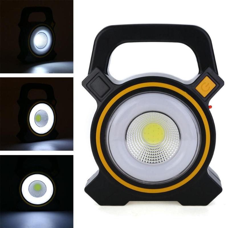 COB LED Solar Spotlight 18650 USB Work Light Handheld Hunting Emergency warning Lamp Camping Tent Light Lantern 2Mode
COB LED Solar Spotlight 18650 USB Work Light Handheld Hunting Emergency warning Lamp Camping Tent Light Lantern 2Mode