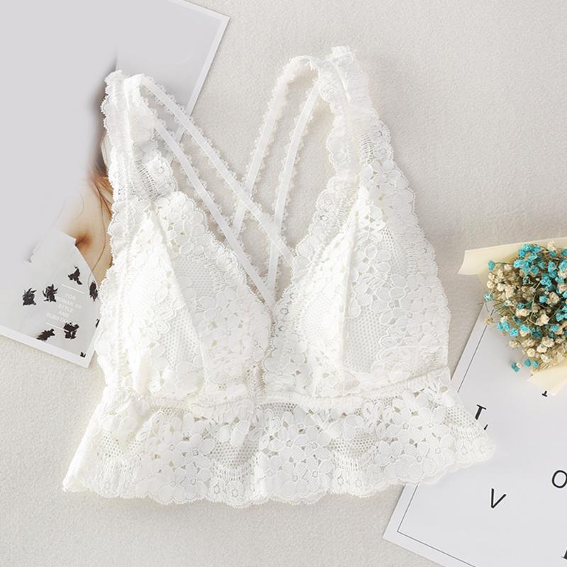 Removable Pad Push Up Deep V Lace Sexy Lightweight Women Bra Solid Triangle Cup Cross Bandage Spaghetti Strap Lingerie Soft, White
Removable Pad Push Up Deep V Lace Sexy Lightweight Women Bra Solid Triangle Cup Cross Bandage Spaghetti Strap Lingerie Soft, White