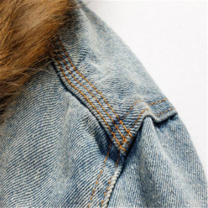 drop shipping 2018 new men jeans jacket and coats denim thick warm winter outwear S-4XL LBZ21 CJ191206