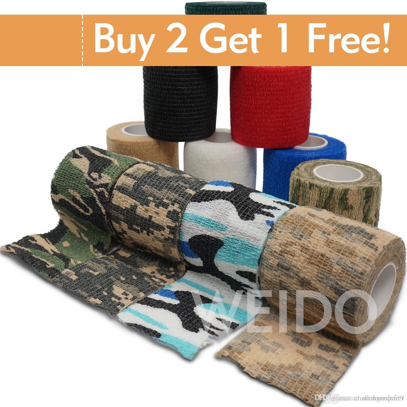 Factory direct wholesale a large number Self-adhesive Bandage Rolls Camouflage Outdoor Camo Hunting Gear Waterproof Stealth Wrap Tape
Factory direct wholesale a large number Self-adhesive Bandage Rolls Camouflage Outdoor Camo Hunting Gear Waterproof Stealth Wrap Tape