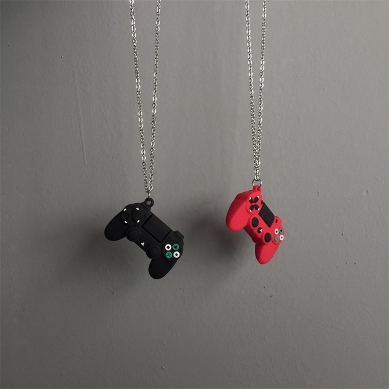 Game Geometric Necklace Gamepad Necklaces Women Sweater Chain Ladies Silicone Pendant Girls Jewelry Fun Trendy Hip Hop Halskette
Game Geometric Necklace Gamepad Necklaces Women Sweater Chain Ladies Silicone Pendant Girls Jewelry Fun Trendy Hip Hop Halskette