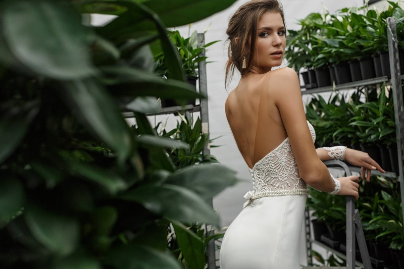 Berta 2019 Mermaid Wedding Dresses With Long Wraps Sweetheart Lace Satin Backless Bridal Gowns Plus Size Beach Bohemian robe de mariée