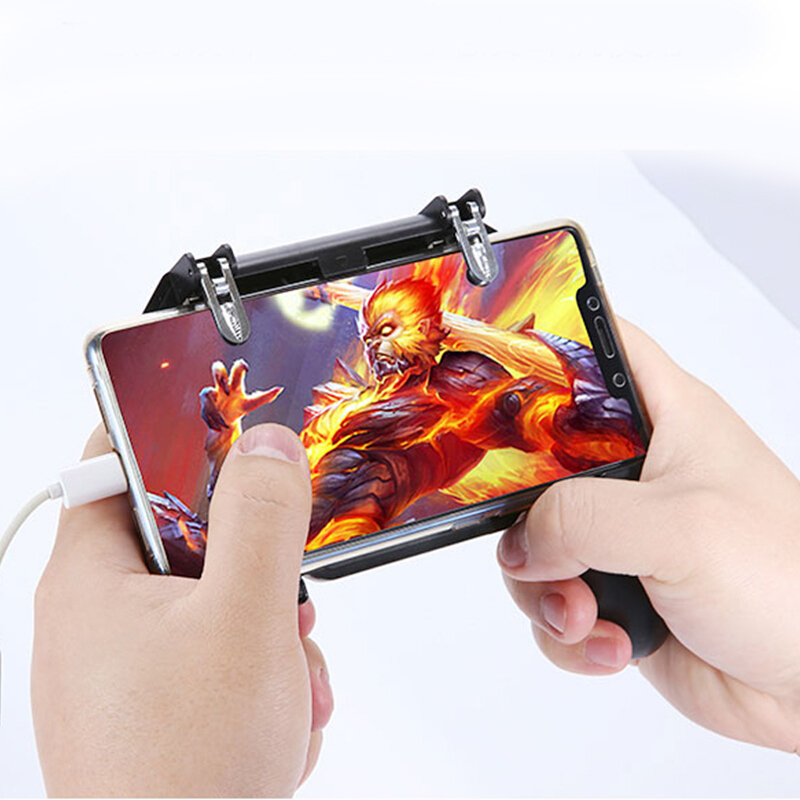 Universal Mobile Game Controller Joysticks Mobile Joystick Gamepad Metal L1 R1 Button For Samsung Phone for iPhone Gaming Pad