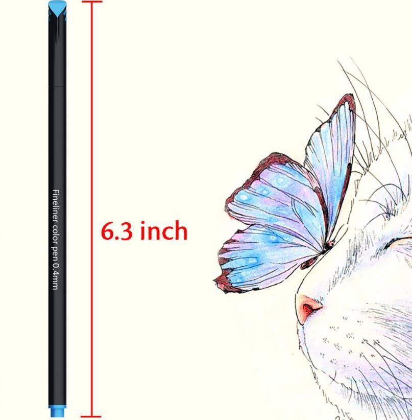 Planner Pens Fineliner Colored Drawing Markers Journaling Writing Take Note Calendar Agenda Sketching Art Office Supplies Multi Function