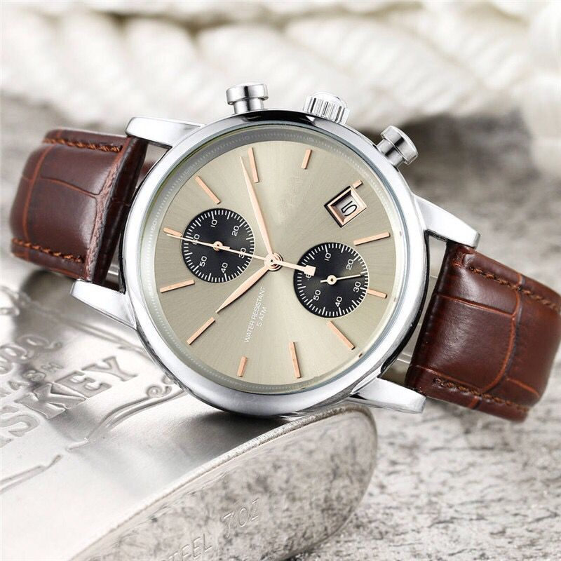 2020 New stopwatch sport Watch menes Casual Fashion Skeleton quartz watch free2, Slivery;brown
2020 New stopwatch sport Watch menes Casual Fashion Skeleton quartz watch free2, Slivery;brown