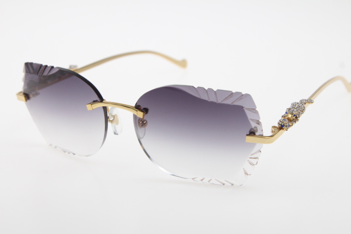 Wholesale Rimless Sunglasses New Carved lens 8200762 leopard series Sunglasses New Rimless Glasses Hot Unisex driver SunGlasses with box New
Wholesale Rimless Sunglasses New Carved lens 8200762 leopard series Sunglasses New Rimless Glasses Hot Unisex driver SunGlasses with box New