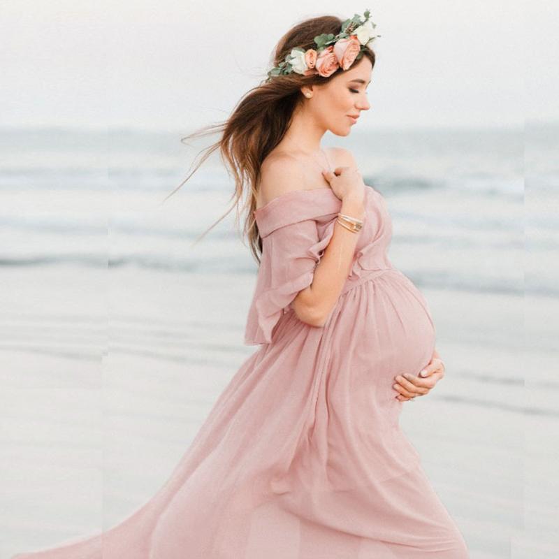 Maternity Photography Props Pregnancy Dress For Photo Shooting Off Shoulder Pregnant Dresses For Women Maxi Maternity Gown cloth, Pink
Maternity Photography Props Pregnancy Dress For Photo Shooting Off Shoulder Pregnant Dresses For Women Maxi Maternity Gown cloth, Pink