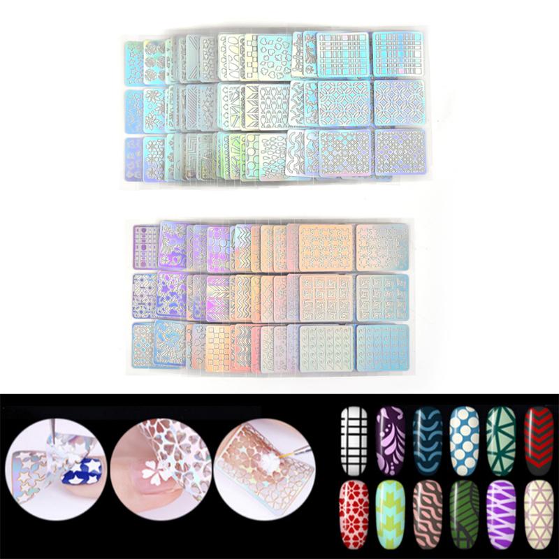 12/24 Pcs Laser Hollow Stencil Stickers Nail Vinyls Transfer Tips Guide Template Heart Star Fish Design Sticker Sheet, Twelve
12/24 Pcs Laser Hollow Stencil Stickers Nail Vinyls Transfer Tips Guide Template Heart Star Fish Design Sticker Sheet, Twelve