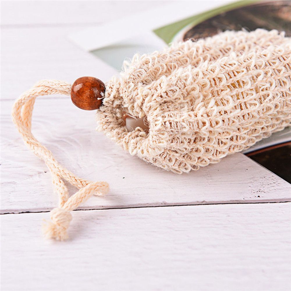 Natural mesh Soap Saver Pouch Holder Bath Soap Holder bathroom DHL