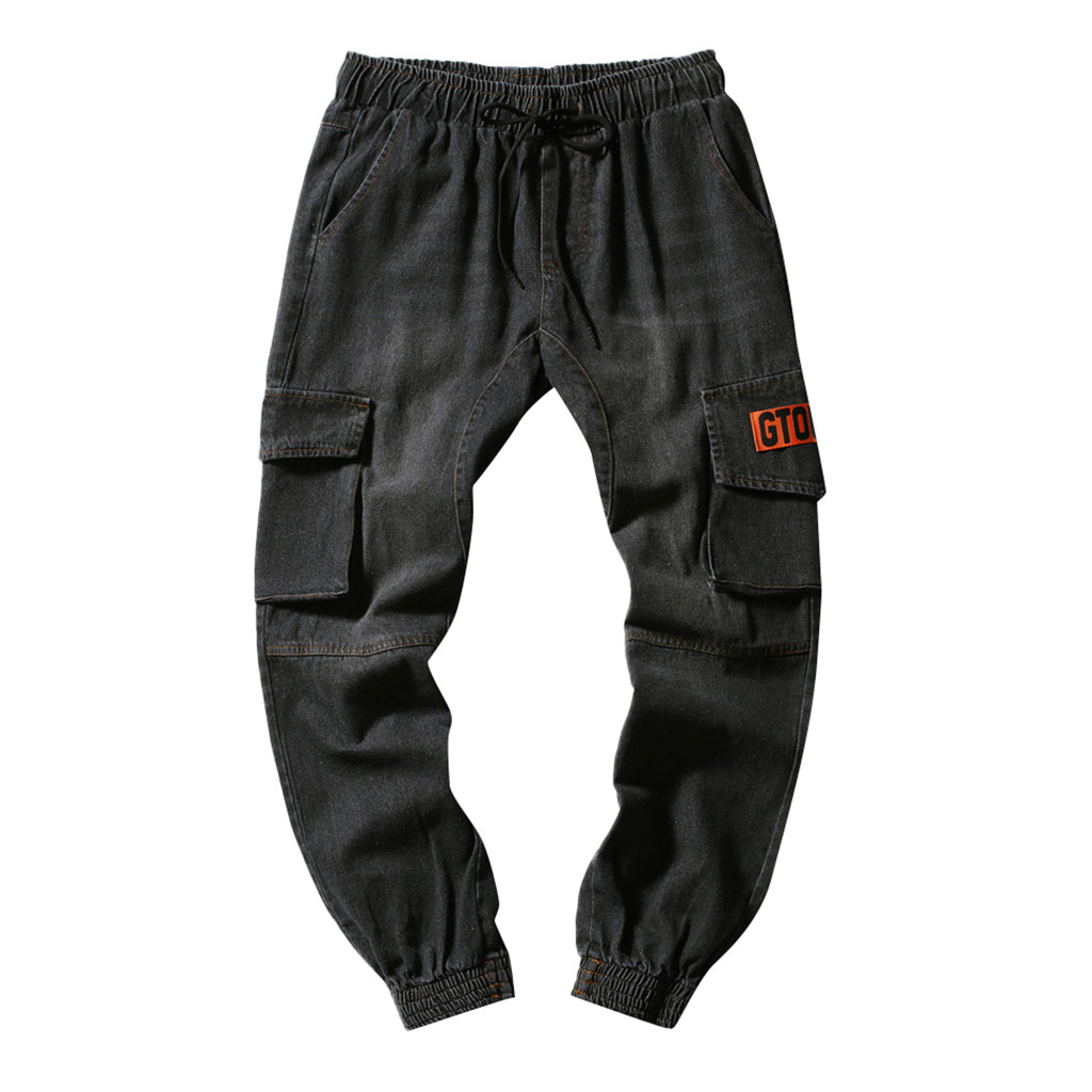 Mela Streetwear Jeans Cargo Pants Men Nice Multi-pocket Denim Pants Elastic Waist Drawstring Hip Harem Men Overalls, Black
Mela Streetwear Jeans Cargo Pants Men Nice Multi-pocket Denim Pants Elastic Waist Drawstring Hip Harem Men Overalls, Black