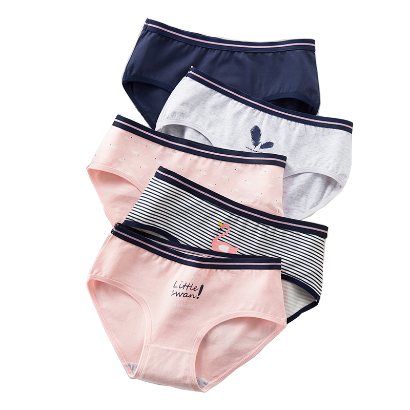 LANGSHA 5Pieces Cotton Panties Women Underwear Sexy Briefs Seamless Cute Print Briefs Soft Comfort Plus SizeXXL Girls Lingeries, 1587
LANGSHA 5Pieces Cotton Panties Women Underwear Sexy Briefs Seamless Cute Print Briefs Soft Comfort Plus SizeXXL Girls Lingeries, 1587