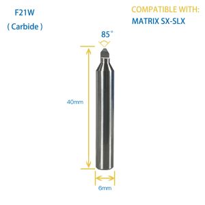 F21 T21 pour Euro Special Keys Vachette Key Milling Cutter compatible avec la machine à découpe de clé verticale manuelle Matrice Silca