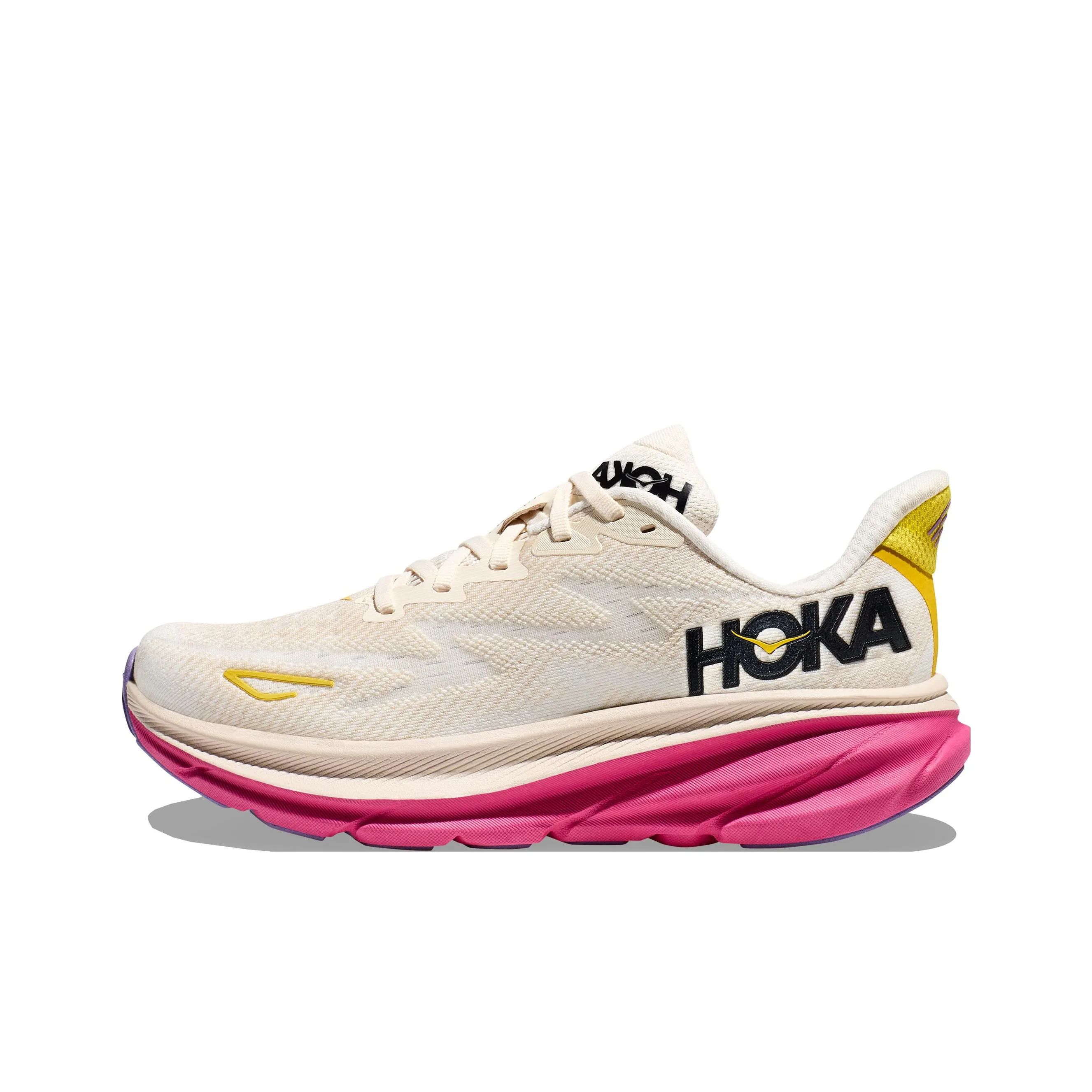 Unisex Hoka Clifton 9 Sneakers: Superior Traction + Responsive EVA Foam Soles Ideal For Daily Jogs and Walks