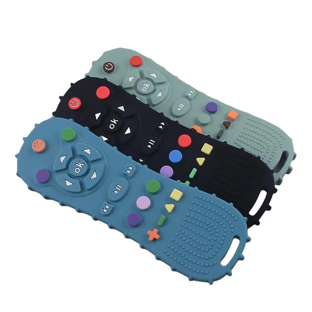 1/2/3 PCS Remote Control Shape Baby Teethers Silicone Toys Suitable for 6-36 Months Boys and Girls Just Teething Baby Gift260901 - view 5