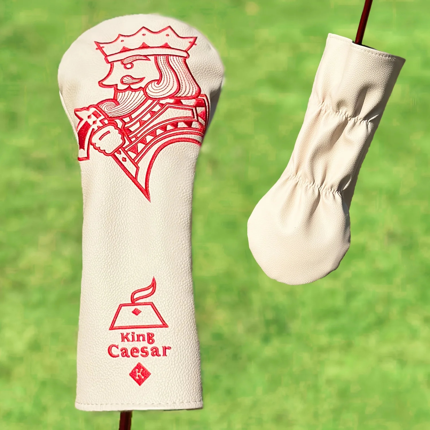 1pc4pcs Golf Club Head Covers Compatible for DriverFairwayHybrid Wood Heads PU Protective Headcovers with Warrior 260902 - view 5