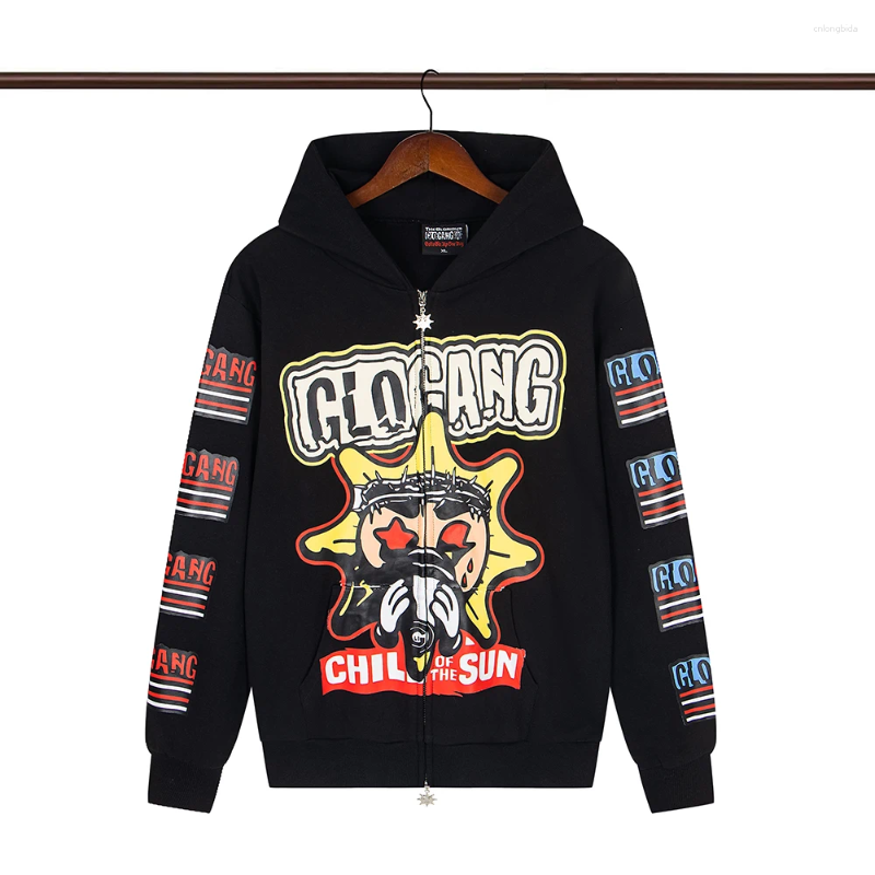 Men' s Hoodies High Street Graffiti Letter Print Terry Z - view 4