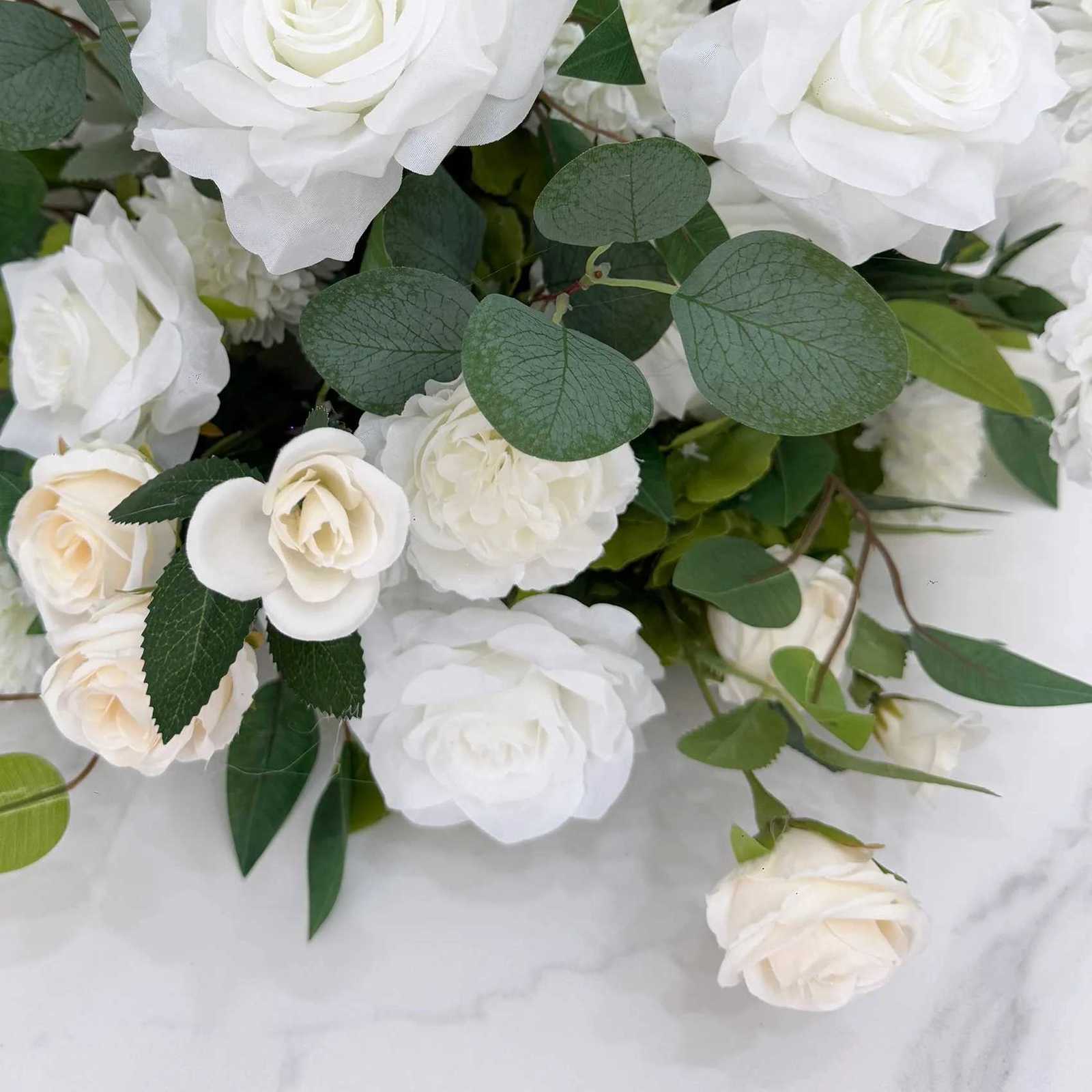 Green Artificial Plant Flower Luxury Ball Floral Arrangement Table Centerpieces for Wedding Aisle Banquet Party Event DecorN260831 - view 7