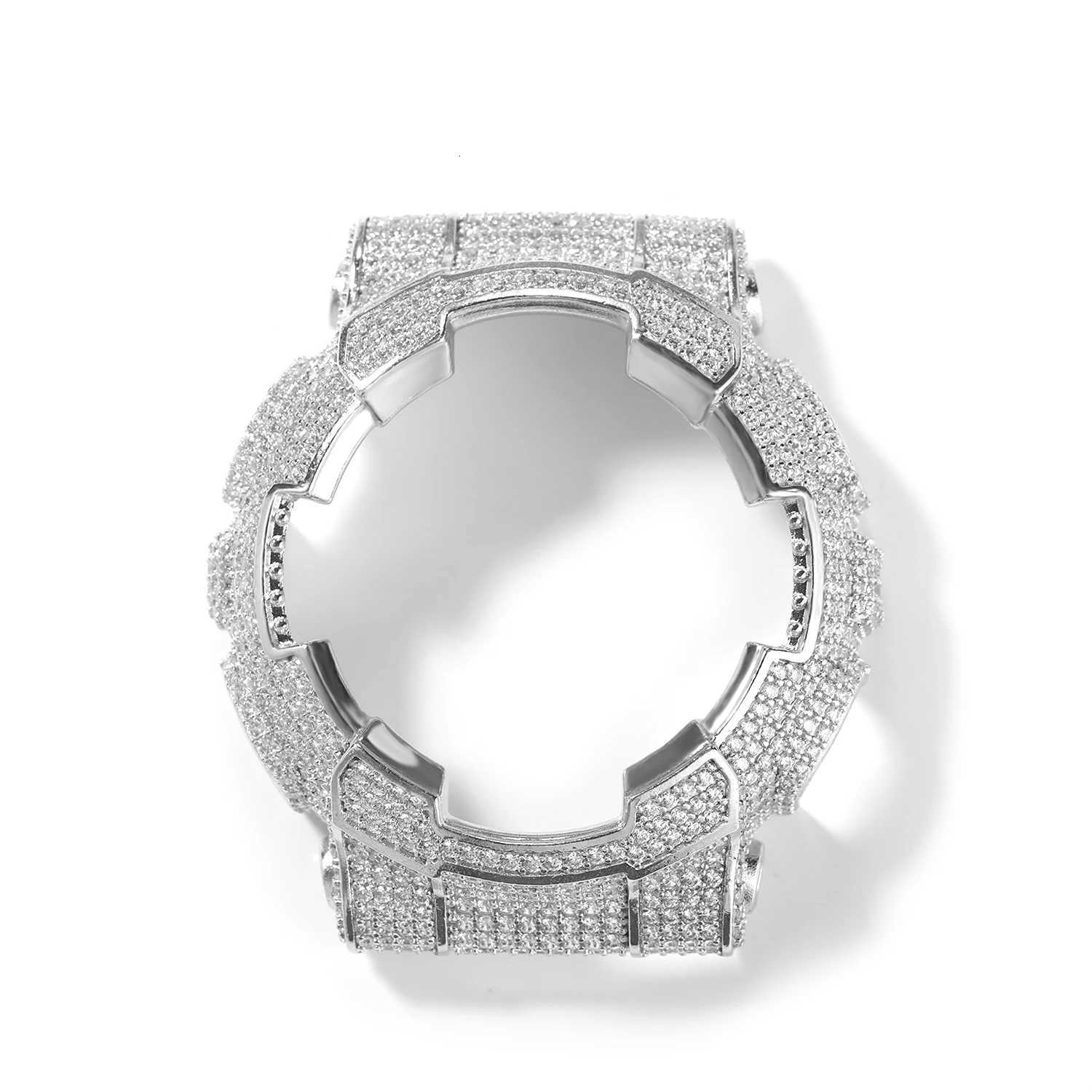 Out KING THE BLING BaRBed Wire Spiked Moissanite Mod Bezel Replacement Case Compatible with GA2100 HipHop AccESSory D260828 - view 6