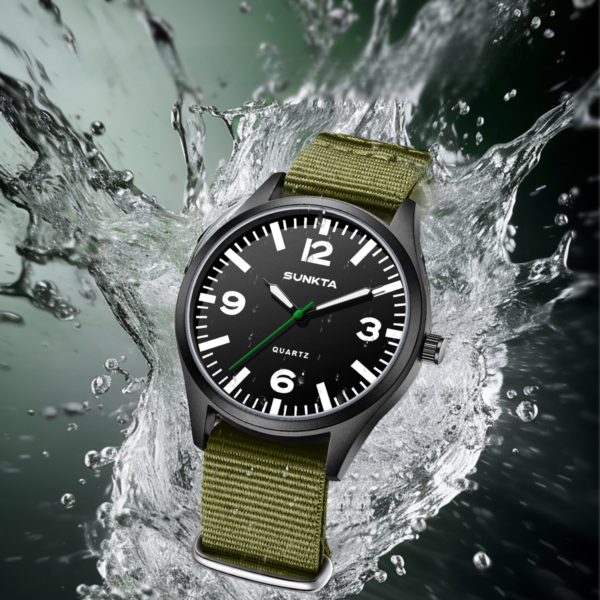 New Fashionable Simple Digital Scale Watch For Men And Students, Luminous Waterproof Quartz Wristwatch - view 4