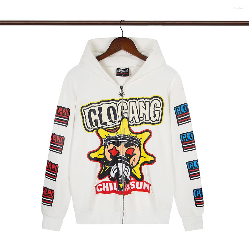 Men' s Hoodies High Street Graffiti Letter Print Terry Z - view 6