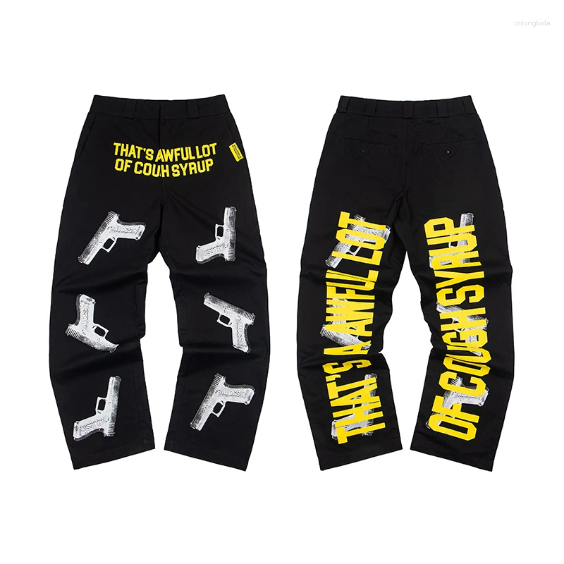 Men' s Pants Sweatpants High Street Personality Graffiti - view 8