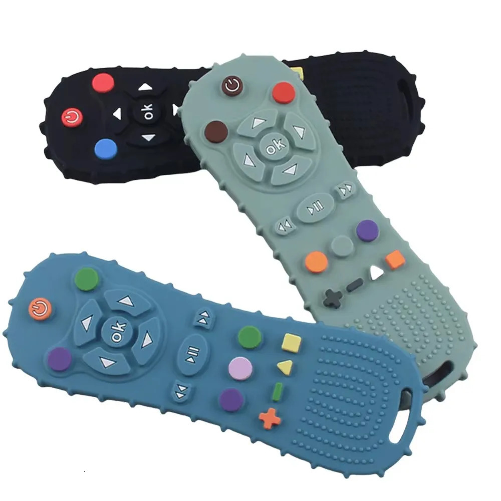 1/2/3 PCS Remote Control Shape Baby Teethers Silicone Toys Suitable for 6-36 Months Boys and Girls Just Teething Baby Gift260901 - view 4