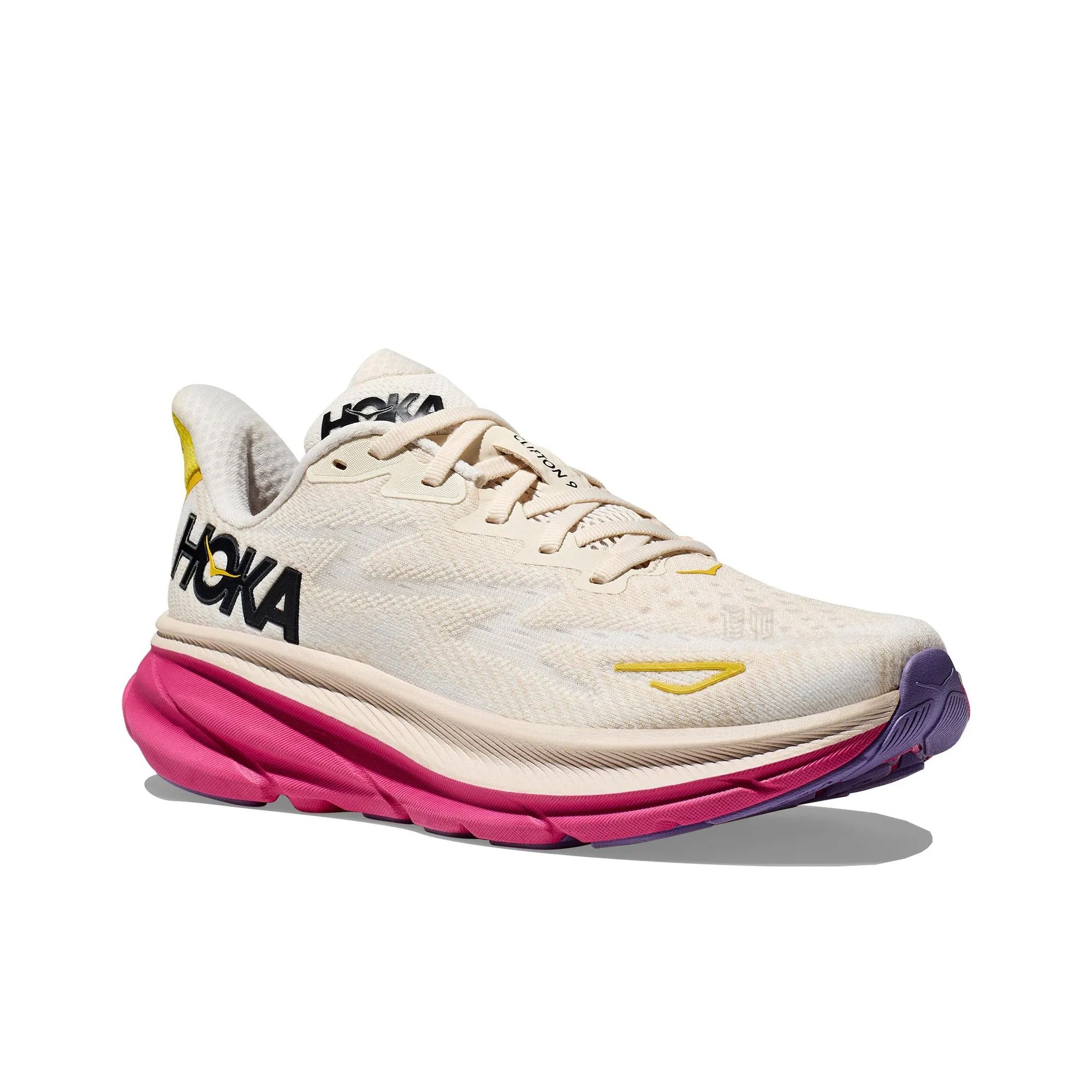 Unisex Hoka Clifton 9 Sneakers: Superior Traction + Responsive EVA Foam Soles Ideal For Daily Jogs and Walks - view 5