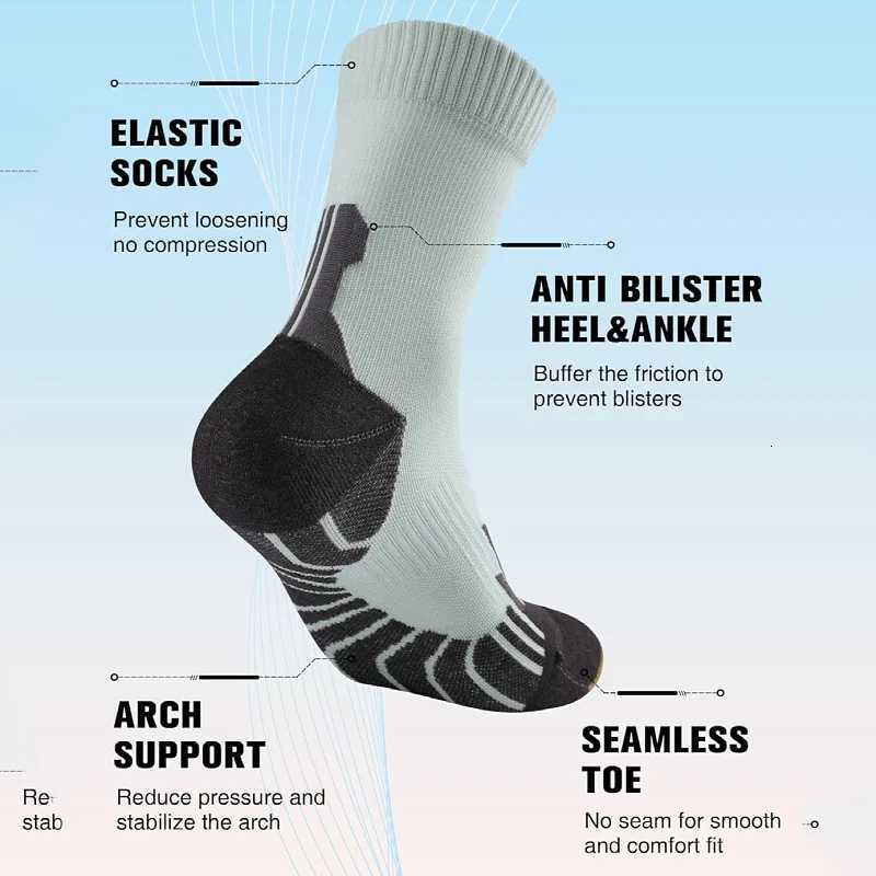Men Professional Sock Marathon Running Women Sports Fitness Ankle Thickened Cushioned Short Tube Low Cut Boat Ankle Socks H260901 - view 4