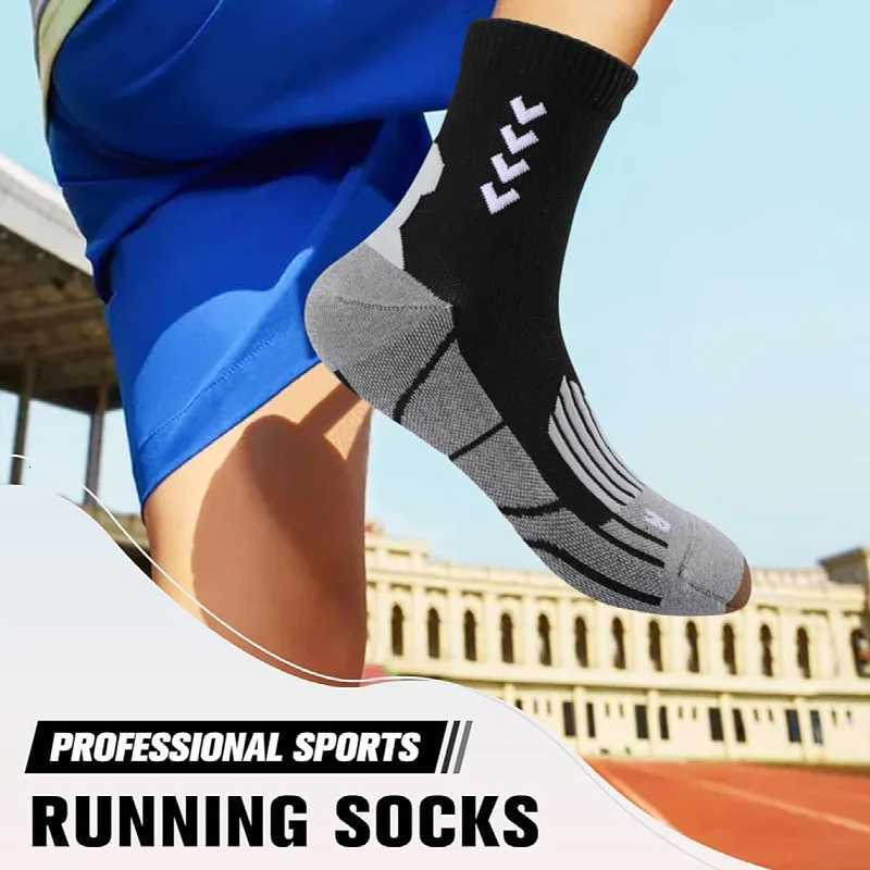 Men Professional Sock Marathon Running Women Sports Fitness Ankle Thickened Cushioned Short Tube Low Cut Boat Ankle Socks H260901 - view 3