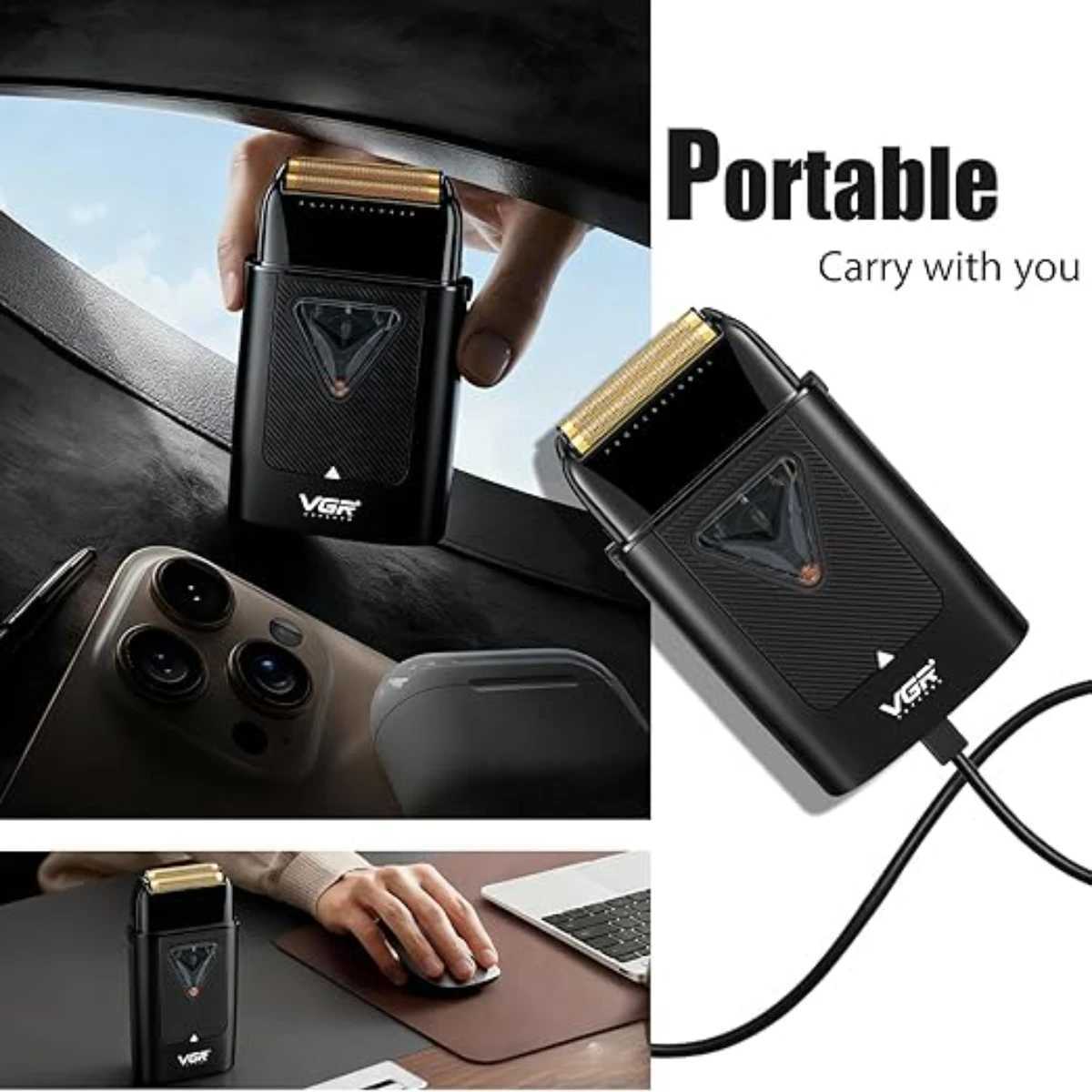 VGR Trimmer 10000 RPM Beard Trimmer Adjustable Hair Clippers Cordless Electric Shaver Professional Trimmer for Men V-015 994 334 C2601008 - view 6